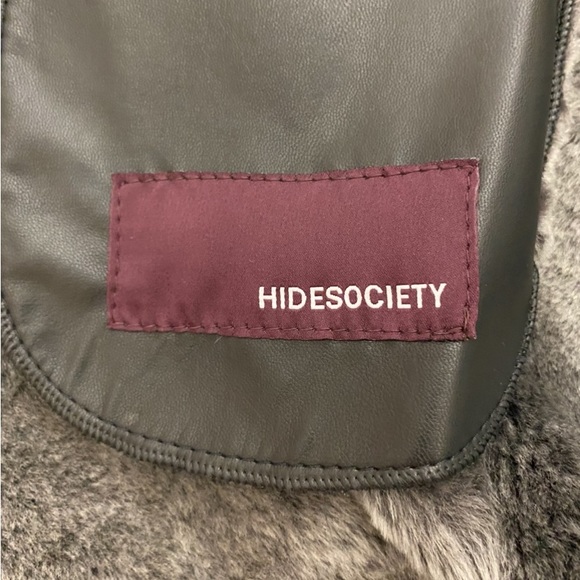 🔥HIDESOCEIETY 100% GENUINE SHEARLING COAT. GENUINE REAL FUR COAT FROM SPAIN - Picture 13 of 14